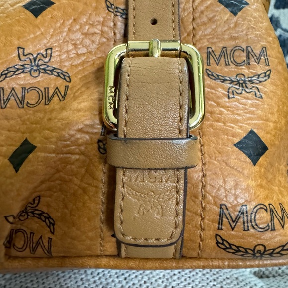 MCM Cognac Visetos Tote - Picture 8 of 12